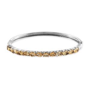 Brazilian Citrine Bangle Bracelet